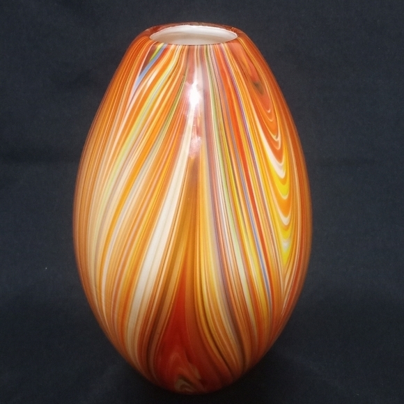 Accents Hand Blown 11 Multi Color Vase Accent Art Piece Poshmark